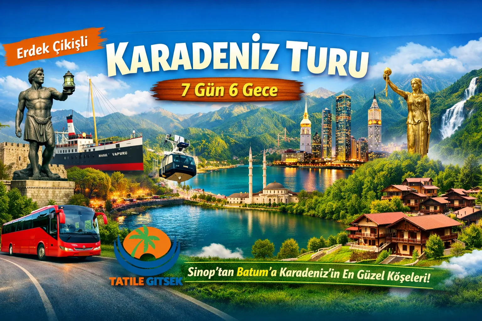Erdek Çıkışlı Karadeniz Turu